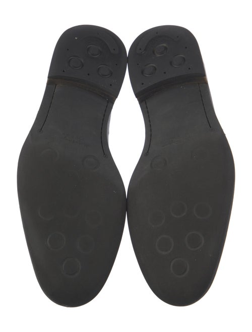 Salvatore Ferragamo Leather Monk Straps