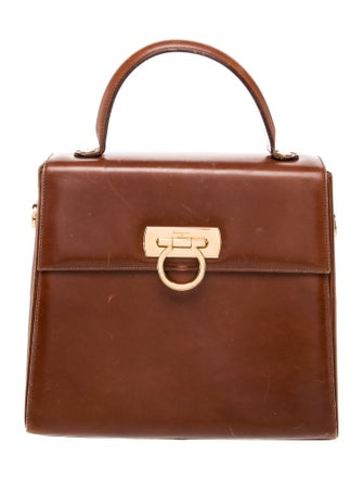 Salvatore Ferragamo Gancio Top Handle Bag