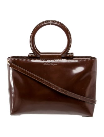 Salvatore Ferragamo Gancini Top Handle Bag