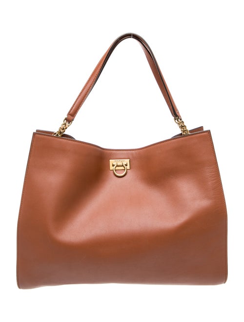 Salvatore Ferragamo Leather Hobo