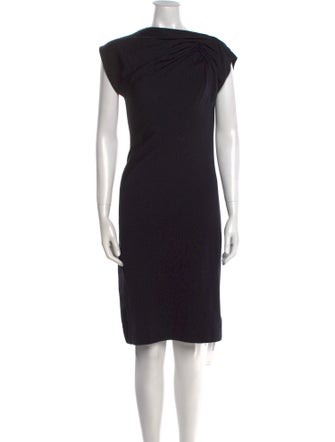 Salvatore Ferragamo Wool Knee-Length Dress