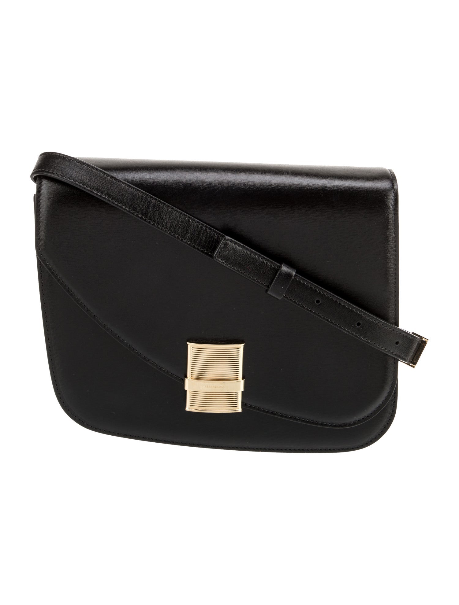 Ferragamo Leather Fiamma Small