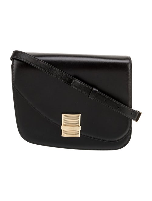 Ferragamo Leather Fiamma Small