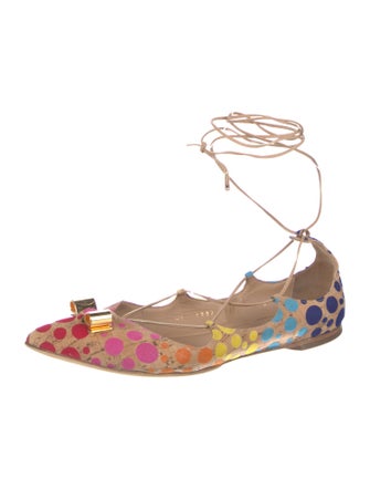 Salvatore Ferragamo Printed Bow Accents Espadrilles