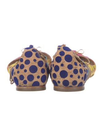 Salvatore Ferragamo Printed Bow Accents Espadrilles