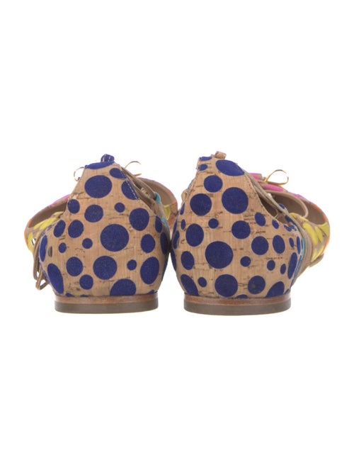 Salvatore Ferragamo Printed Bow Accents Espadrilles