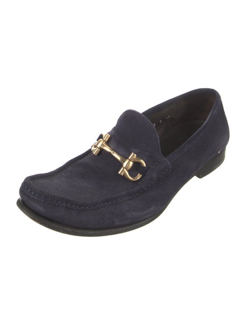 Salvatore Ferragamo Suede Dress Loafers