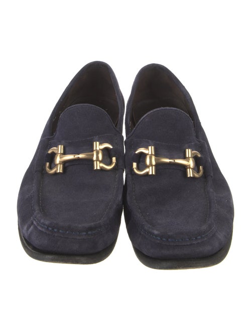 Salvatore Ferragamo Suede Dress Loafers