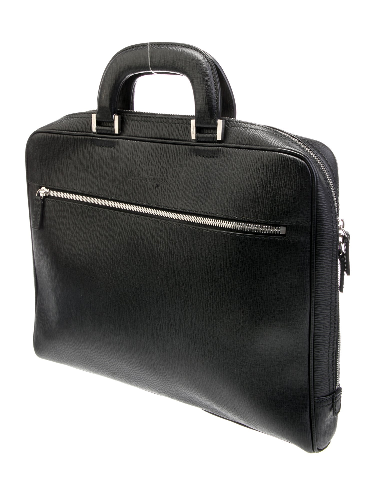 Salvatore Ferragamo Leather Briefcase
