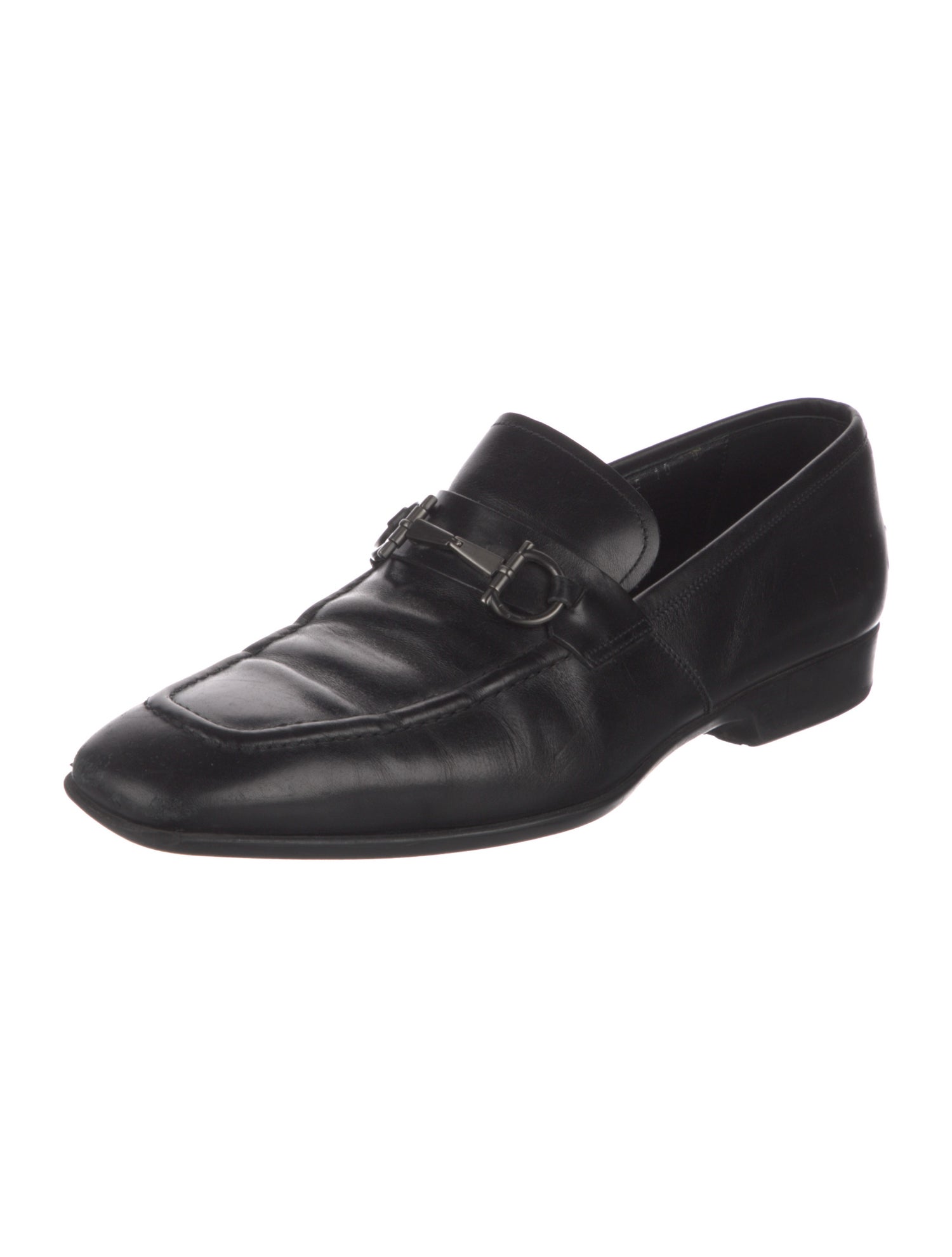 Salvatore Ferragamo Leather Dress Loafers
