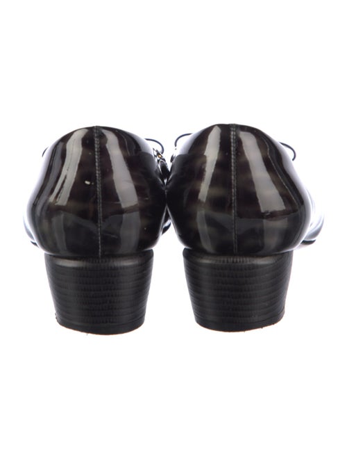 Salvatore Ferragamo Vara Bow Accent Patent Leather Ballet Flats