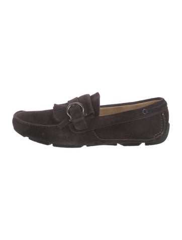 Salvatore Ferragamo Loafers Suede Moccasins US 8.5 |