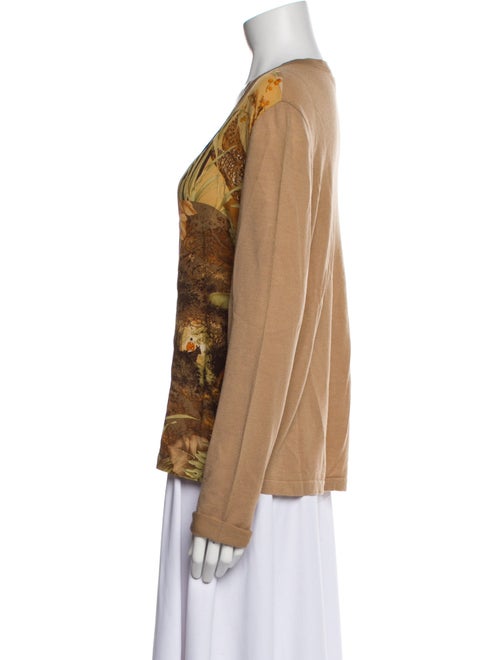 Salvatore Ferragamo Wool Printed Sweater