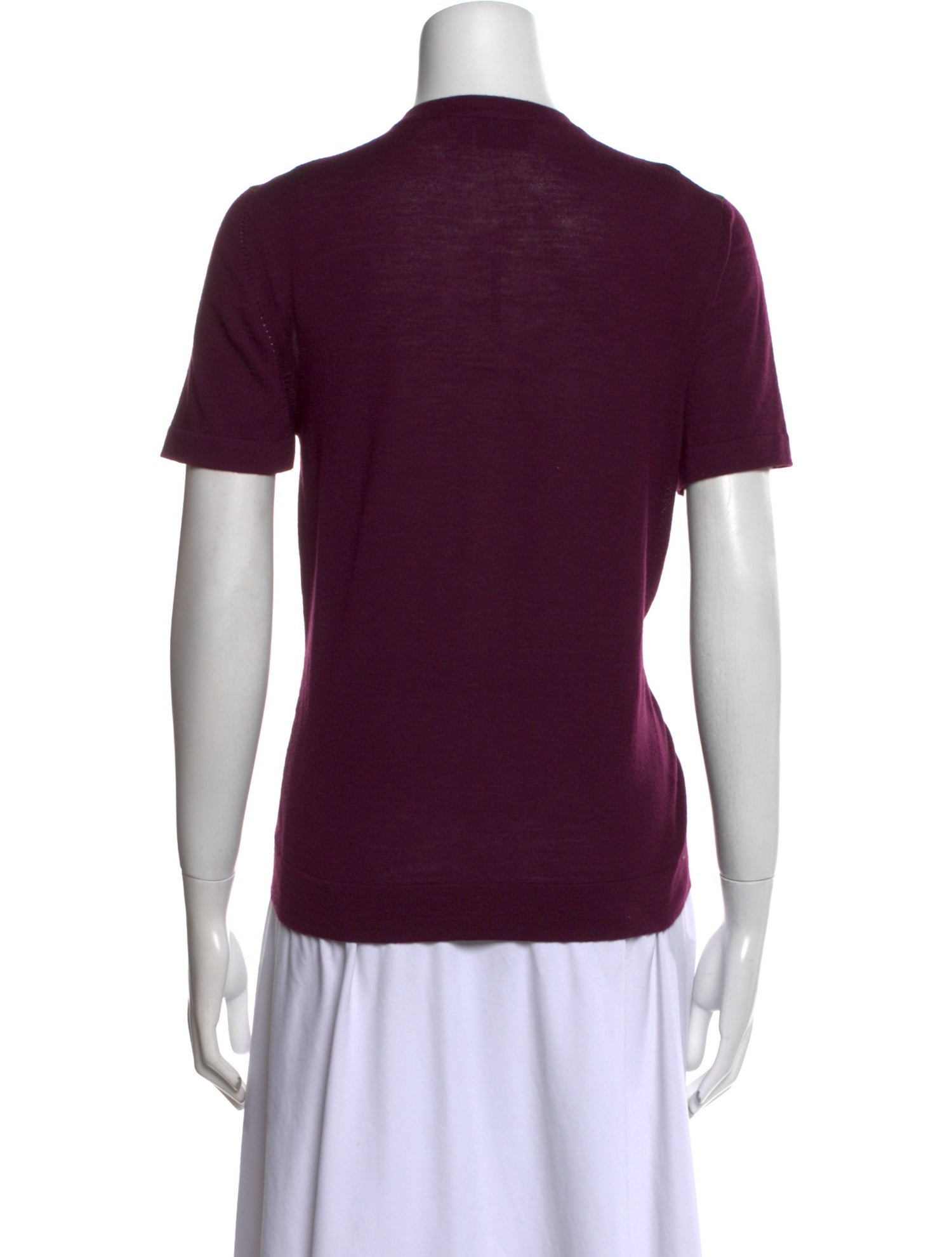 Salvatore Ferragamo Wool Printed T-Shirt