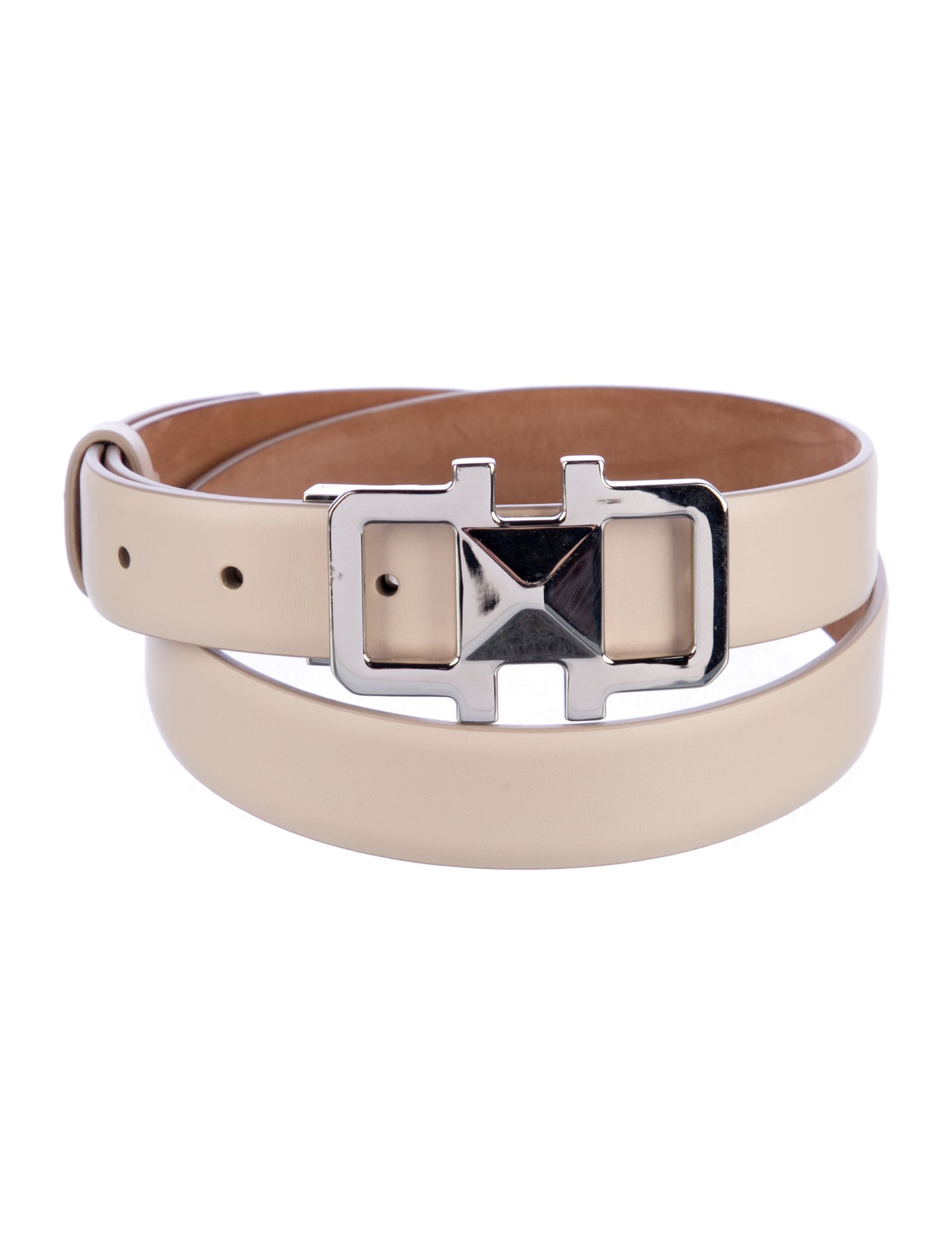 Salvatore Ferragamo Skinny Leather Belt