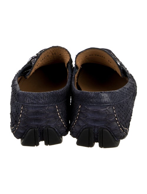 Salvatore Ferragamo Snakeskin Drivers