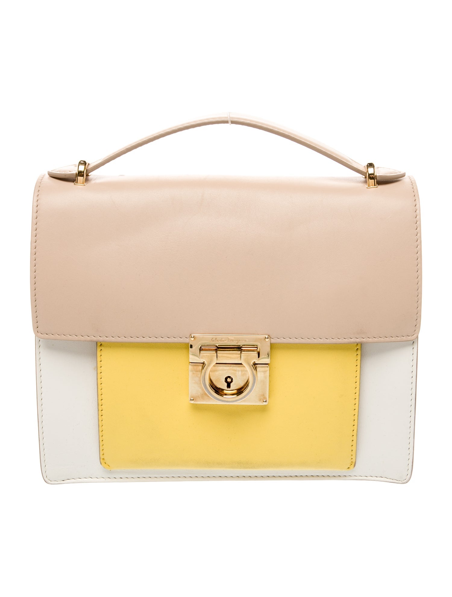 Salvatore Ferragamo Gancio Top Handle Bag