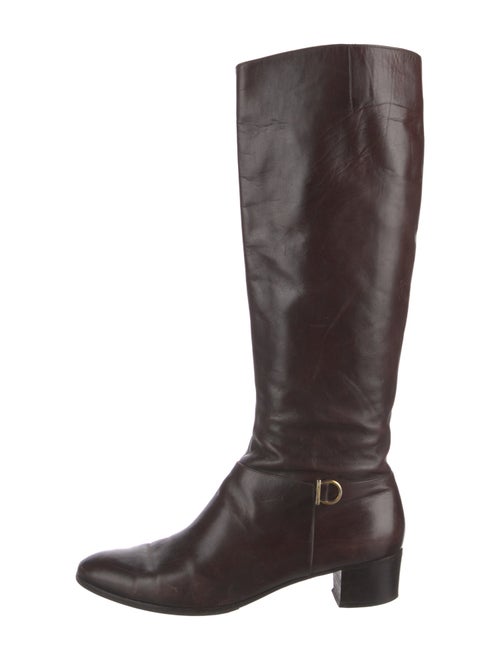 Salvatore Ferragamo Leather Riding Boots