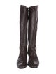 Salvatore Ferragamo Leather Riding Boots