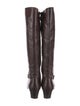 Salvatore Ferragamo Leather Riding Boots