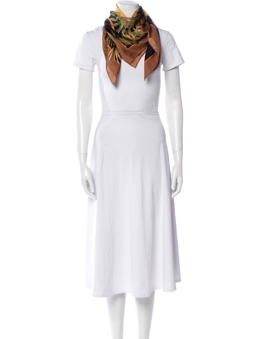 Salvatore Ferragamo Silk Printed Scarf