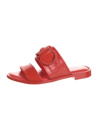 Salvatore Ferragamo Horsebit Accent Rubber Slides