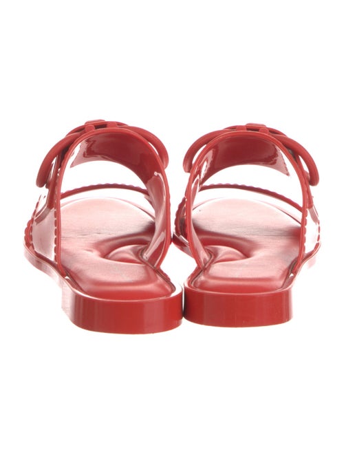 Salvatore Ferragamo Horsebit Accent Rubber Slides