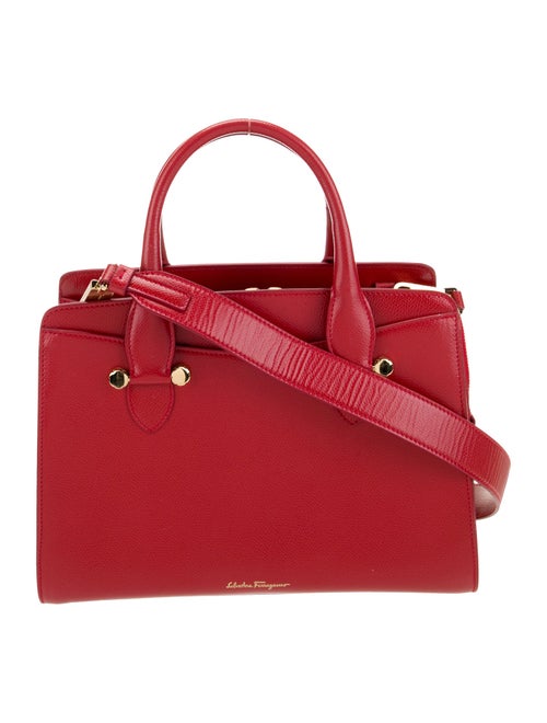 Salvatore Ferragamo Leather Top Handle Bag