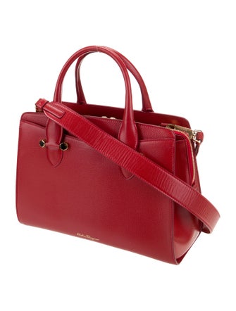 Salvatore Ferragamo Leather Top Handle Bag
