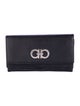 Salvatore Ferragamo Gancini Logo Leather Continental Wallet