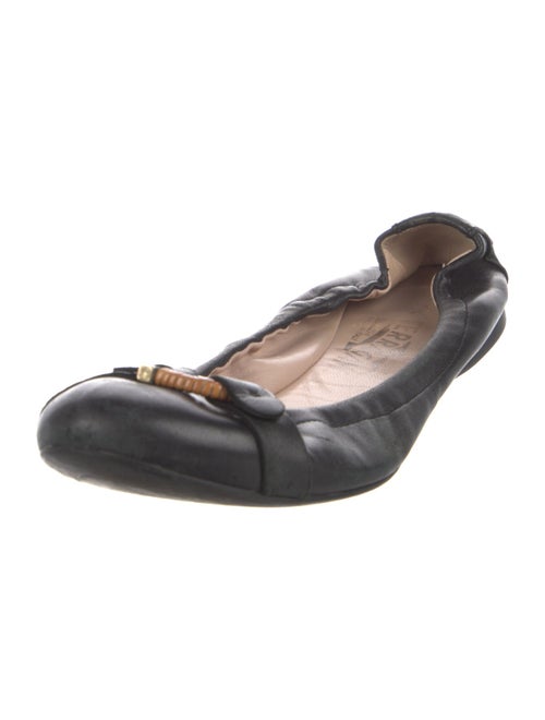 Salvatore Ferragamo Leather Ballet Flats