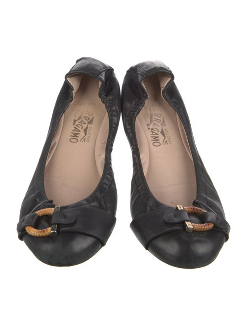 Salvatore Ferragamo Leather Ballet Flats