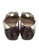 Salvatore Ferragamo Patent Leather Animal Print Ballet Flats