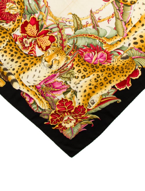 Salvatore Ferragamo Silk Printed Scarf