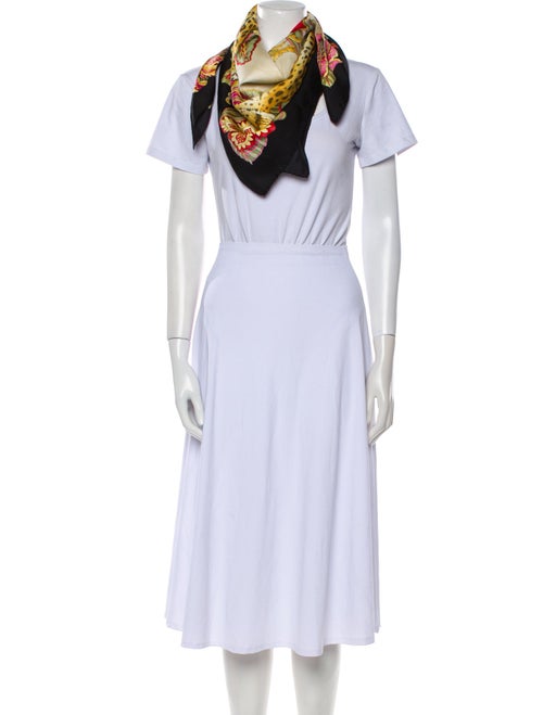 Salvatore Ferragamo Silk Printed Scarf