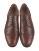 Salvatore Ferragamo Leather Lasercut Accents Brogues