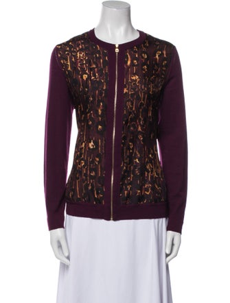 Salvatore Ferragamo Wool Printed Evening Jacket