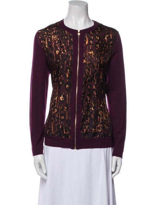 Salvatore Ferragamo Wool Printed Evening Jacket