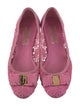 Salvatore Ferragamo Lace Lace Pattern Ballet Flats
