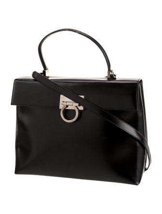 Salvatore Ferragamo Leather Top Handle Bag