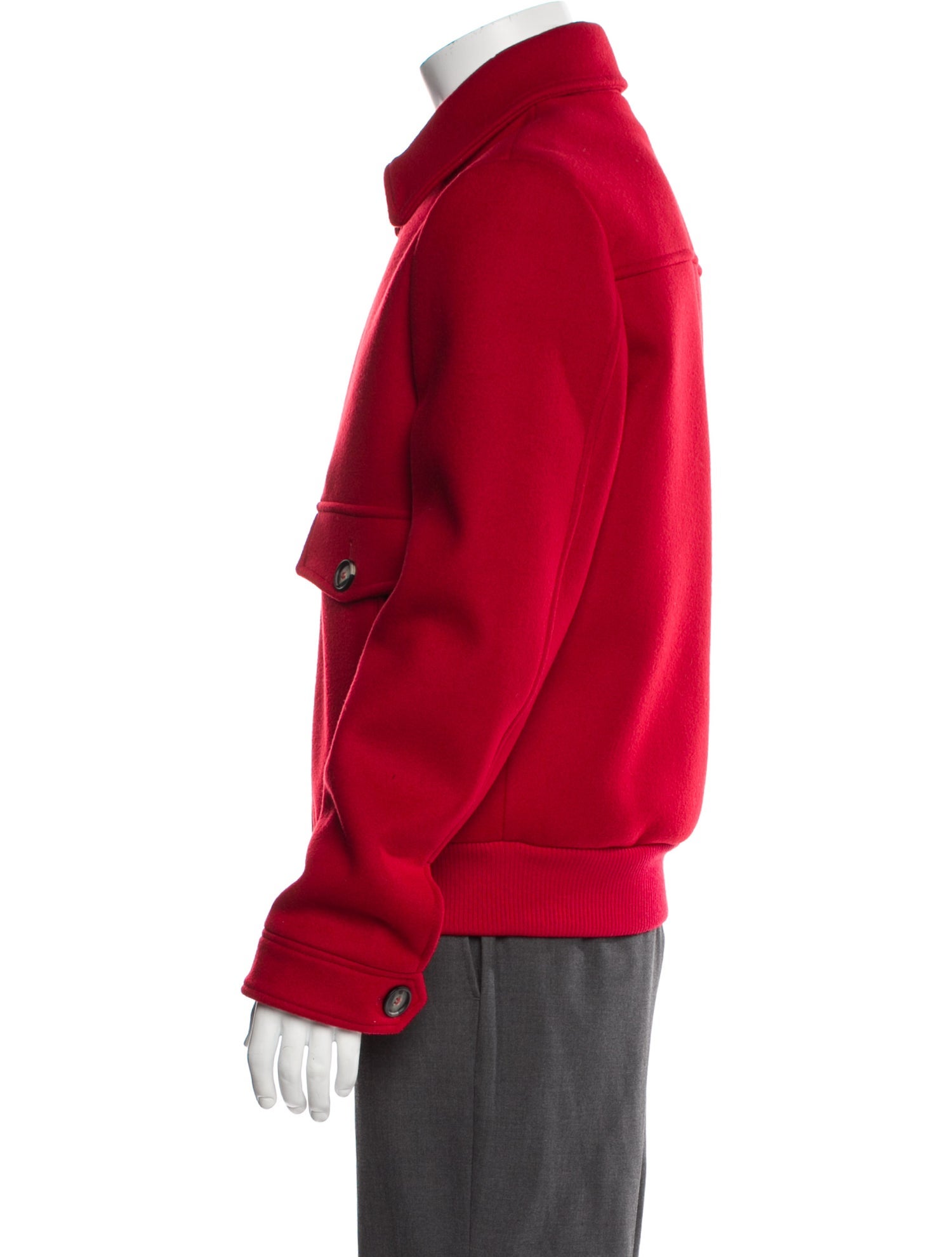 Salvatore Ferragamo Virgin Wool Utility Jacket