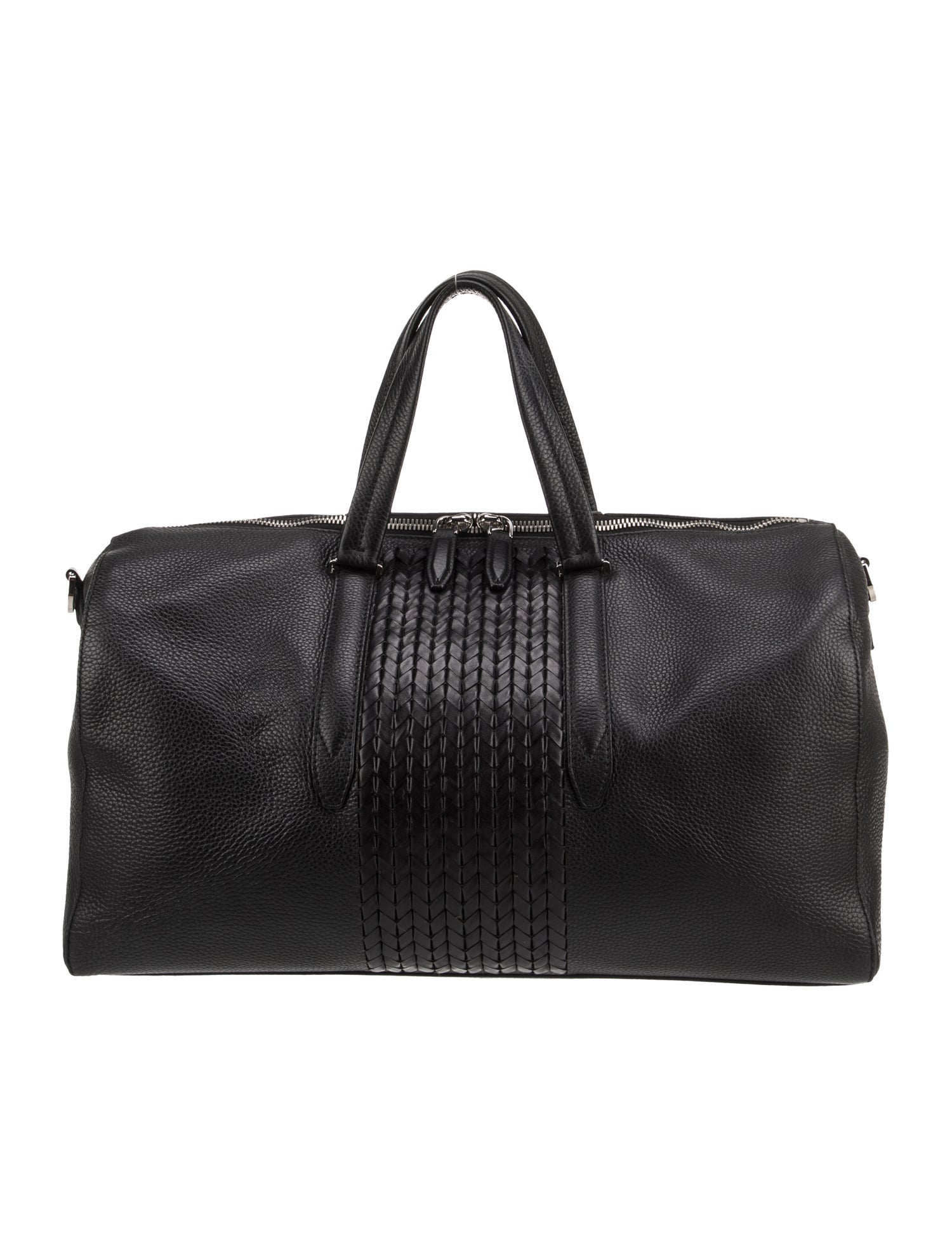 Salvatore Ferragamo Leather Weekender Bag