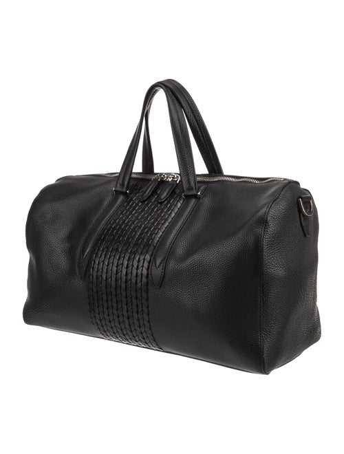 Salvatore Ferragamo Leather Weekender Bag