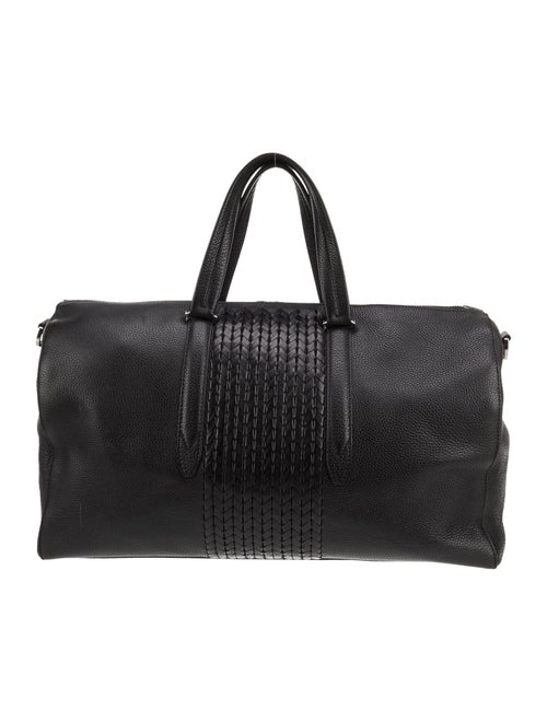 Salvatore Ferragamo Leather Weekender Bag