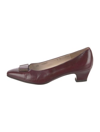 Salvatore Ferragamo Leather Pumps