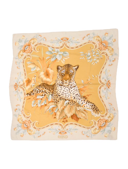 Salvatore Ferragamo Silk Printed Scarf