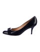 Salvatore Ferragamo Vara Bow Accent Patent Leather Pumps