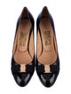 Salvatore Ferragamo Vara Bow Accent Patent Leather Pumps