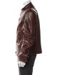 Salvatore Ferragamo Leather Moto Jacket