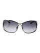 Salvatore Ferragamo Gancio Logo Oversize Sunglasses